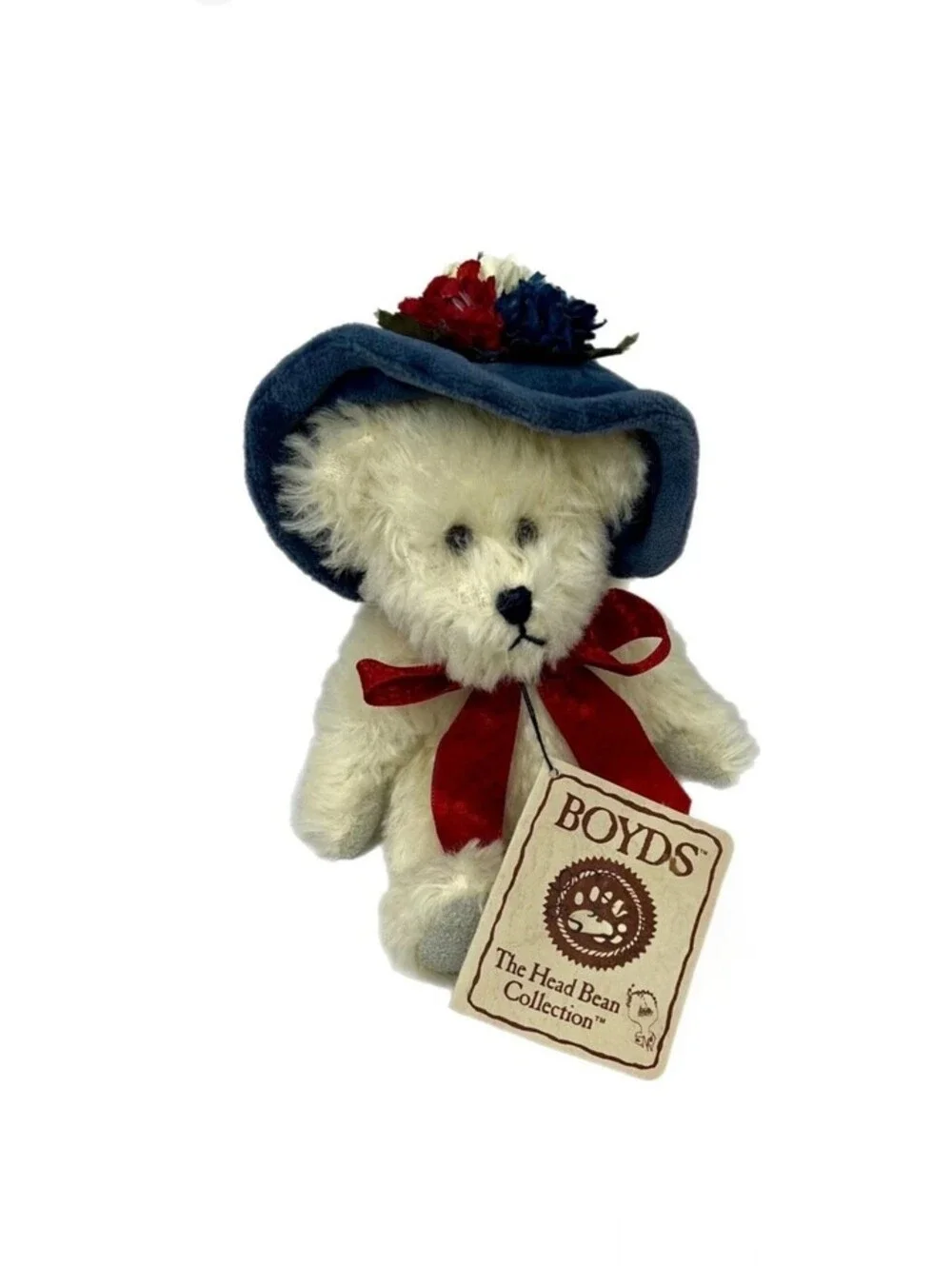 Limited Edition Boyds The Head Bean Collection Mohair Teddy Bear NWT